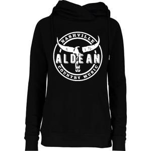 Nashville Aldean Womens Funnel Neck Pullover Hood