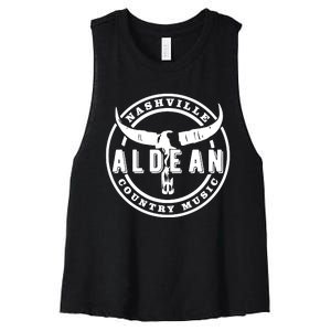 Nashville Aldean Women's Racerback Cropped Tank