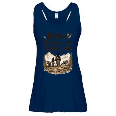 Native Americans No One Is Illegal On Stolen Land Ladies Essential Flowy Tank