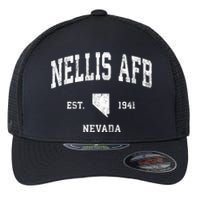 Nellis Afb Nevada Nv Vintage Established Athletic Flexfit Unipanel Trucker Cap