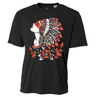 Native American No More Stolen Sisters MMIW Cooling Performance Crew T-Shirt