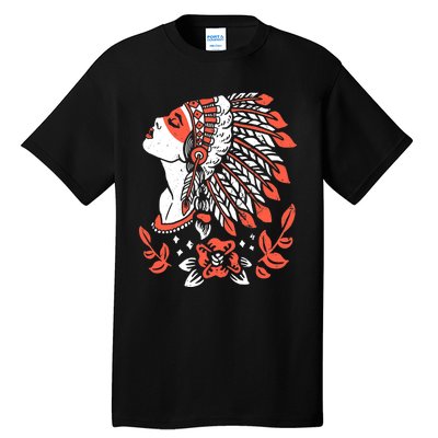 Native American No More Stolen Sisters MMIW Tall T-Shirt