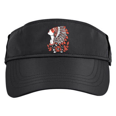 Native American No More Stolen Sisters MMIW Adult Drive Performance Visor