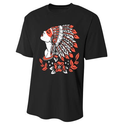 Native American No More Stolen Sisters MMIW Performance Sprint T-Shirt