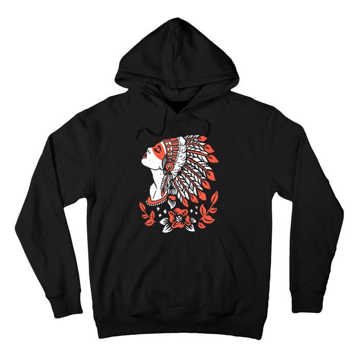 Native American No More Stolen Sisters MMIW Tall Hoodie