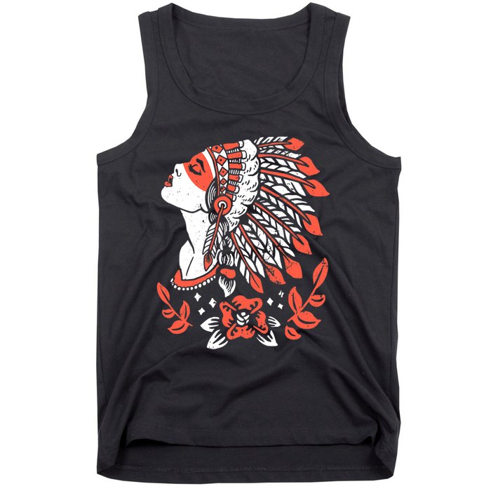 Native American No More Stolen Sisters MMIW Tank Top