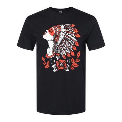 Native American No More Stolen Sisters MMIW Softstyle CVC T-Shirt