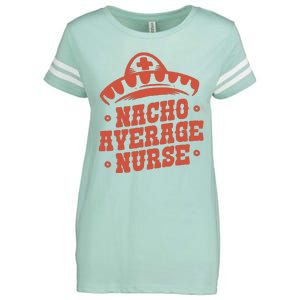 Nacho Average Nurse Cute Gift Enza Ladies Jersey Football T-Shirt