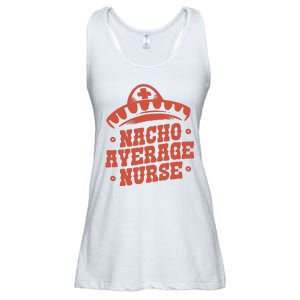 Nacho Average Nurse Cute Gift Ladies Essential Flowy Tank