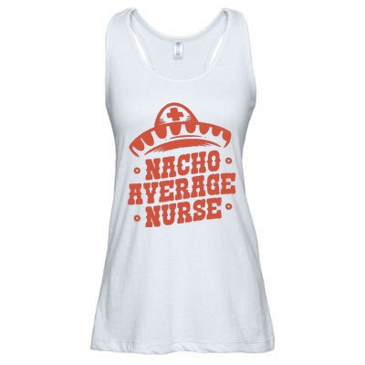 Nacho Average Nurse Cute Gift Ladies Essential Flowy Tank