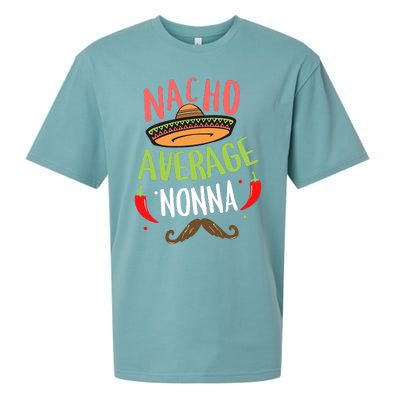 Nacho Average Nonna Mexican Mustache Cinco De Mayo Sueded Cloud Jersey T-Shirt