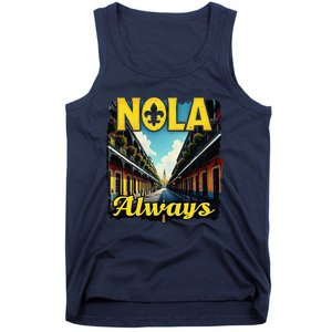 Nola Always Nola Never Forget New Orleans Always Support Tank Top