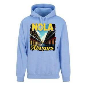 Nola Always Nola Never Forget New Orleans Always Support Unisex Surf Hoodie