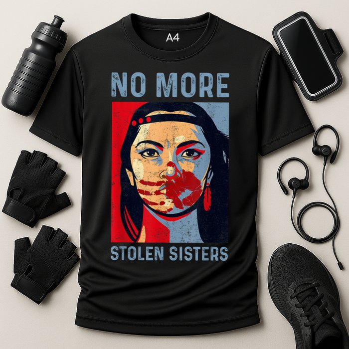 Native American No More Stolen Sisters Cooling Performance Crew T-Shirt