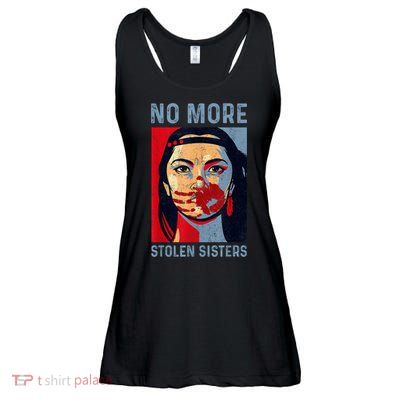 Native American No More Stolen Sisters Ladies Essential Flowy Tank