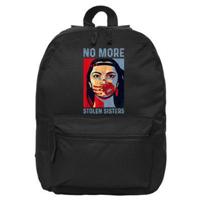 Native American No More Stolen Sisters 16 in Basic Backpack