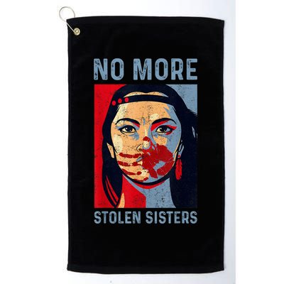 Native American No More Stolen Sisters Golf Towel