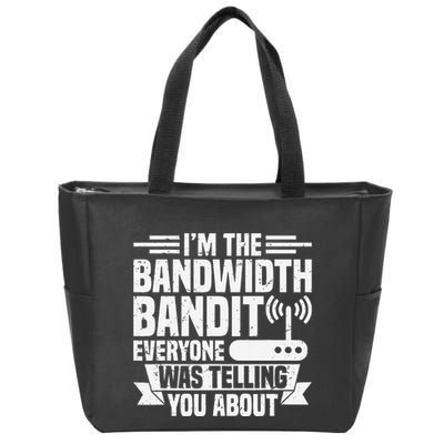 Network Admin Zip Tote Bag
