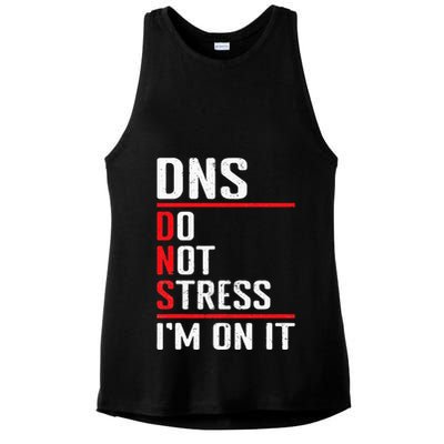 Network Administrator Network Engineer Sysadmin Ladies PosiCharge Tri-Blend Wicking Tank