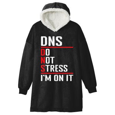 Network Administrator Network Engineer Sysadmin Hooded Wearable Blanket