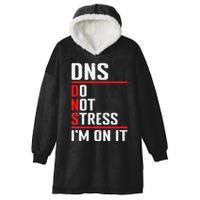 Network Administrator Network Engineer Sysadmin Hooded Wearable Blanket