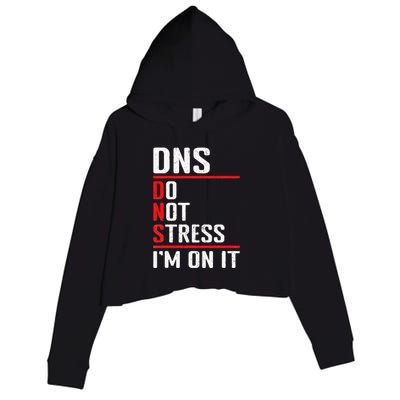 Network Administrator Network Engineer Sysadmin Crop Fleece Hoodie
