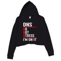 Network Administrator Network Engineer Sysadmin Crop Fleece Hoodie