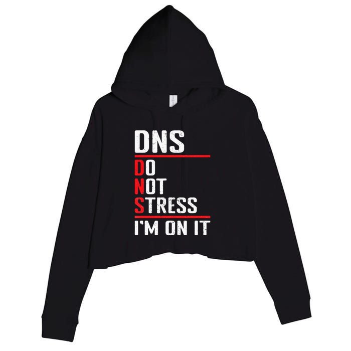 Network Administrator Network Engineer Sysadmin Crop Fleece Hoodie