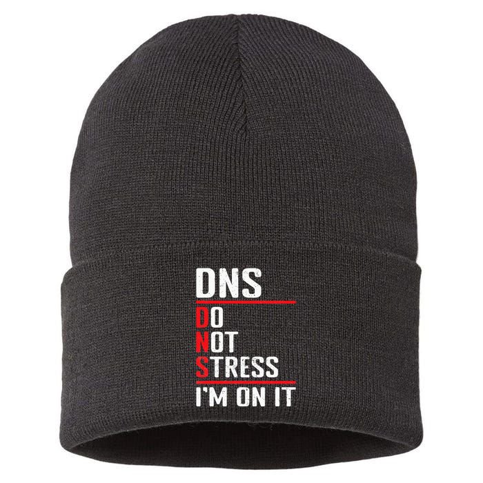 Network Administrator Network Engineer Sysadmin Sustainable Knit Beanie