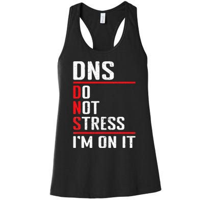 Network Administrator Network Engineer Sysadmin Women's Racerback Tank