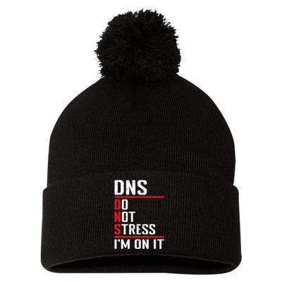 Network Administrator Network Engineer Sysadmin Pom Pom 12in Knit Beanie