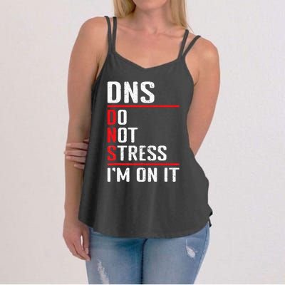 Network Administrator Network Engineer Sysadmin Women's Strappy Tank