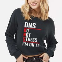 Network Administrator Network Engineer Sysadmin Cropped Pullover Crew
