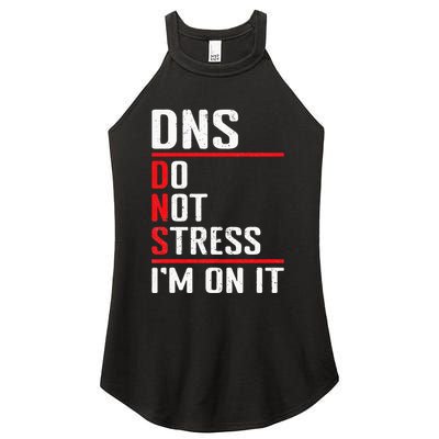 Network Administrator Network Engineer Sysadmin Women's Perfect Tri Rocker Tank
