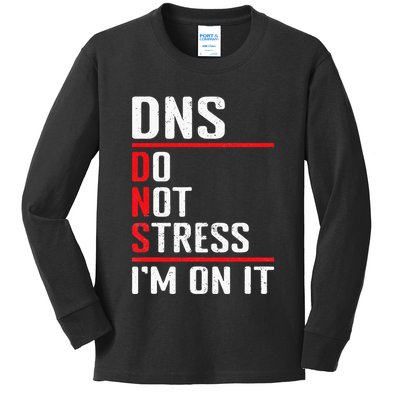 Network Administrator Network Engineer Sysadmin Kids Long Sleeve Shirt