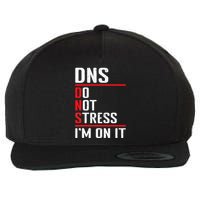Network Administrator Network Engineer Sysadmin Wool Snapback Cap