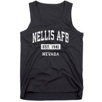 Nellis Afb Nevada Nv Vintage Sports Established Tank Top