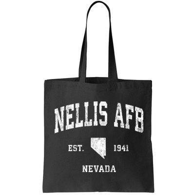 Nellis Afb Nevada Nv Vintage Established Athletic Sports Design Bag