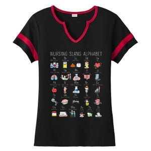 Nurse Alphabet Nurse ABCs Abcs Nursing Slang Terminologies Ladies Halftime Notch Neck Tee