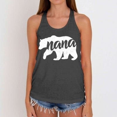 Nana Bear Women's Knotted Racerback Tank