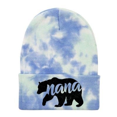 Nana Bear Tie Dye 12in Knit Beanie