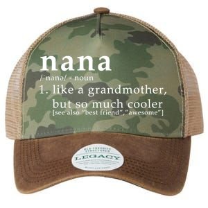 Nana Definition Like A Grandmother Legacy Tie Dye Trucker Hat