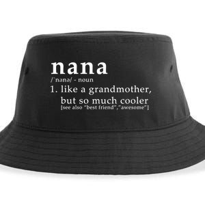 Nana Definition Like A Grandmother Sustainable Bucket Hat