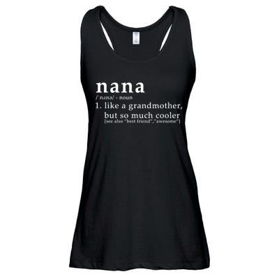 Nana Definition Like A Grandmother Ladies Essential Flowy Tank