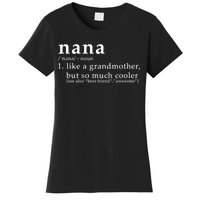 Nana Definition Like A Grandmother Women's T-Shirt