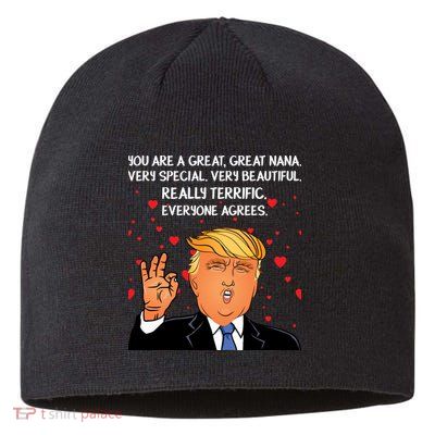 Nana Donald Trump Sustainable Beanie