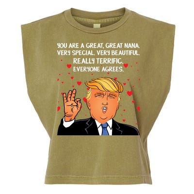 Nana Donald Trump Garment-Dyed Women's Muscle Tee