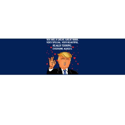 Nana Donald Trump Bumper Sticker