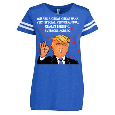 Nana Donald Trump Enza Ladies Jersey Football T-Shirt