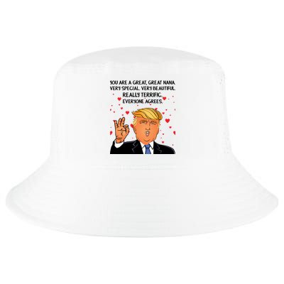 Nana Donald Trump Cool Comfort Performance Bucket Hat